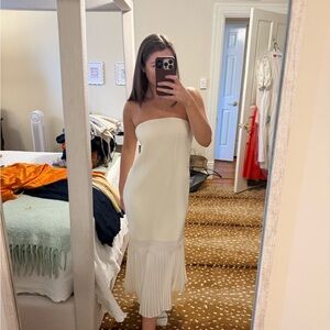 Abercrombie & Fitch Strapless White Dress